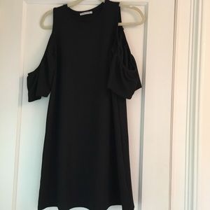 Black Dress w/ Cutout Shoulders